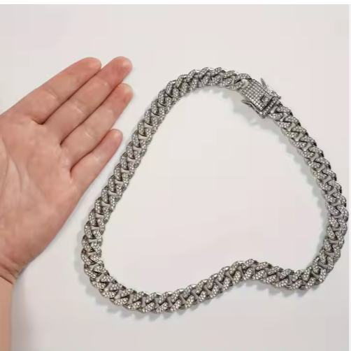 Rhinestone Chain Pet Collar