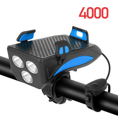 Bike Headlight & Phone Mount with Power Bank