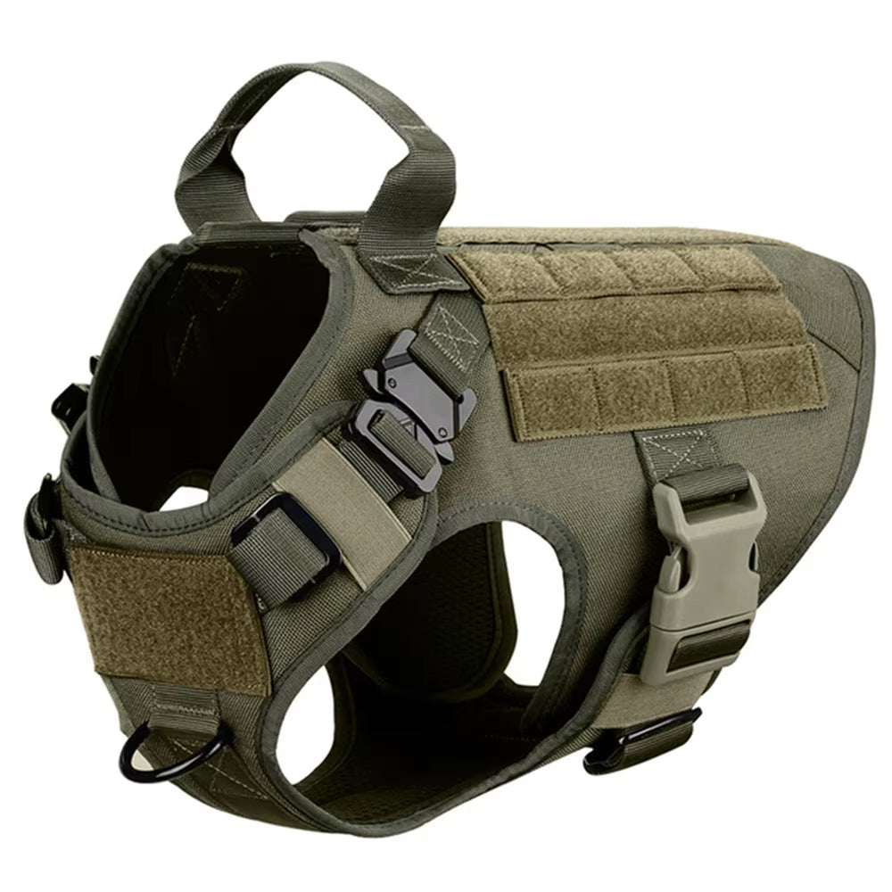 Camo Dog Harness & Leash Set