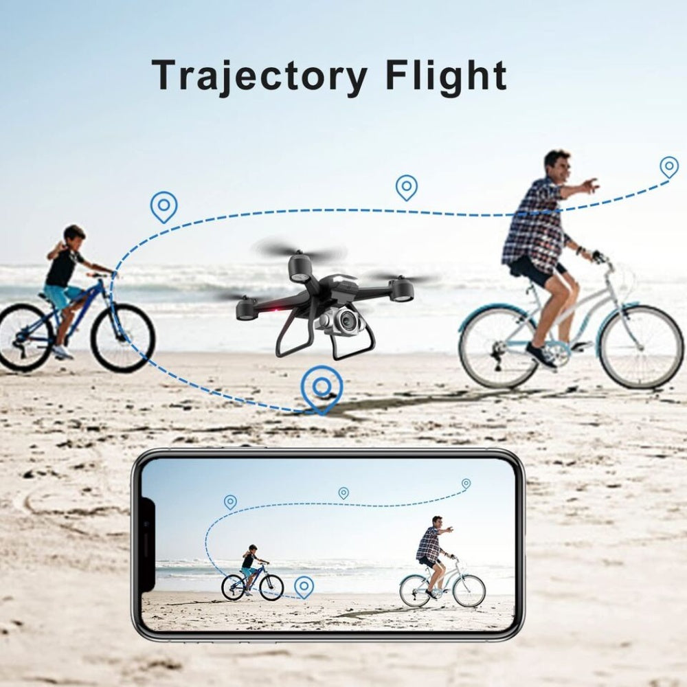 Foldable Dual-Camera Drone (2 Batteries)