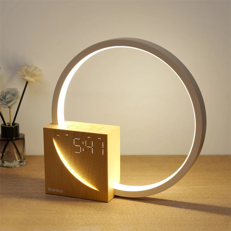 Wood Touch Lamp with Nature Sounds