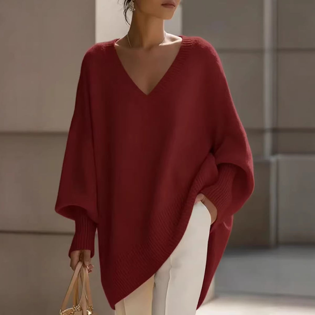 Loose V-Neck Sweater