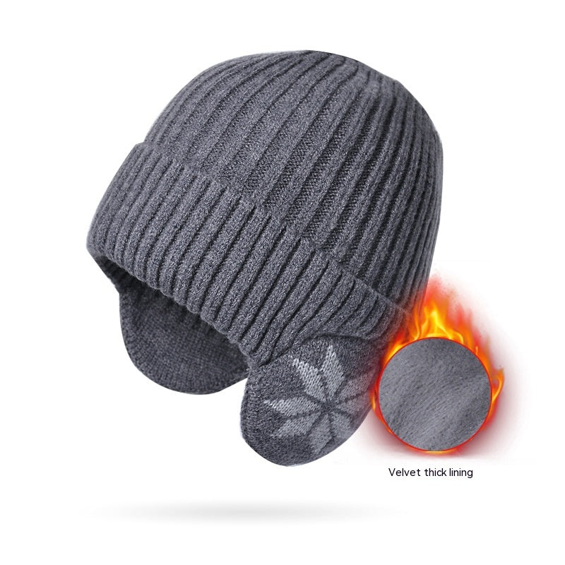 Fleece-Lined Knit Beanie
