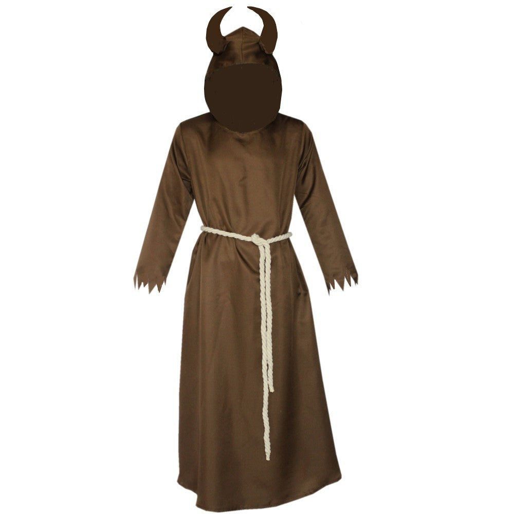 Horned Dark Wizard Cloak