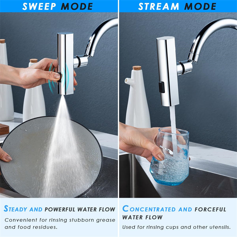 Rotating Waterfall Faucet Extender