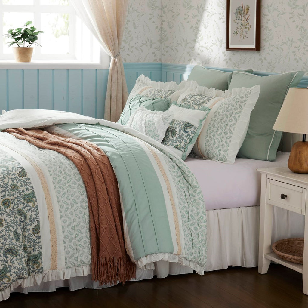 9-Piece Cotton Comforter Set (King)