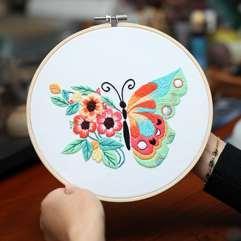Butterfly Embroidery Kit