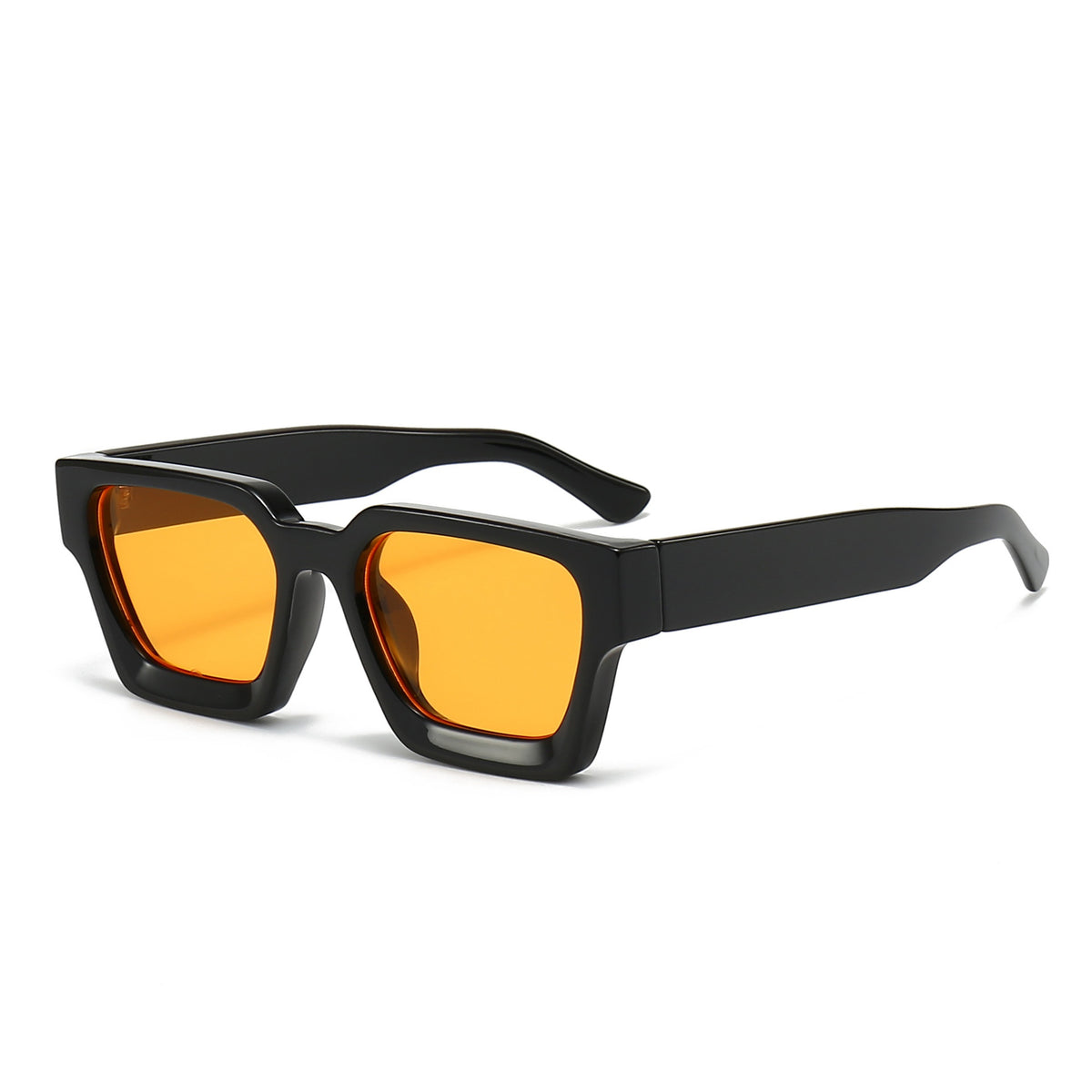 Thick-Frame Retro Sunglasses