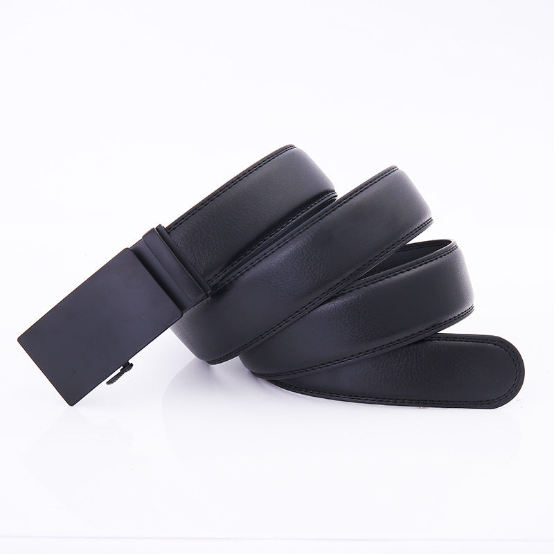 Men's Automatic Buckle Leather Belt