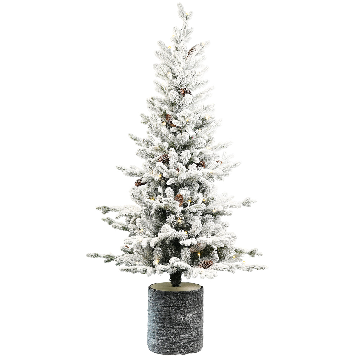 Tabletop Flocked Christmas Tree