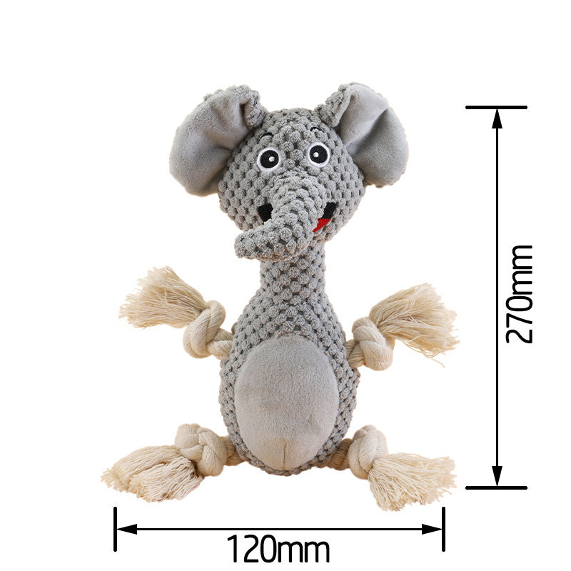 Plush Chew-Resistant Dog Toy