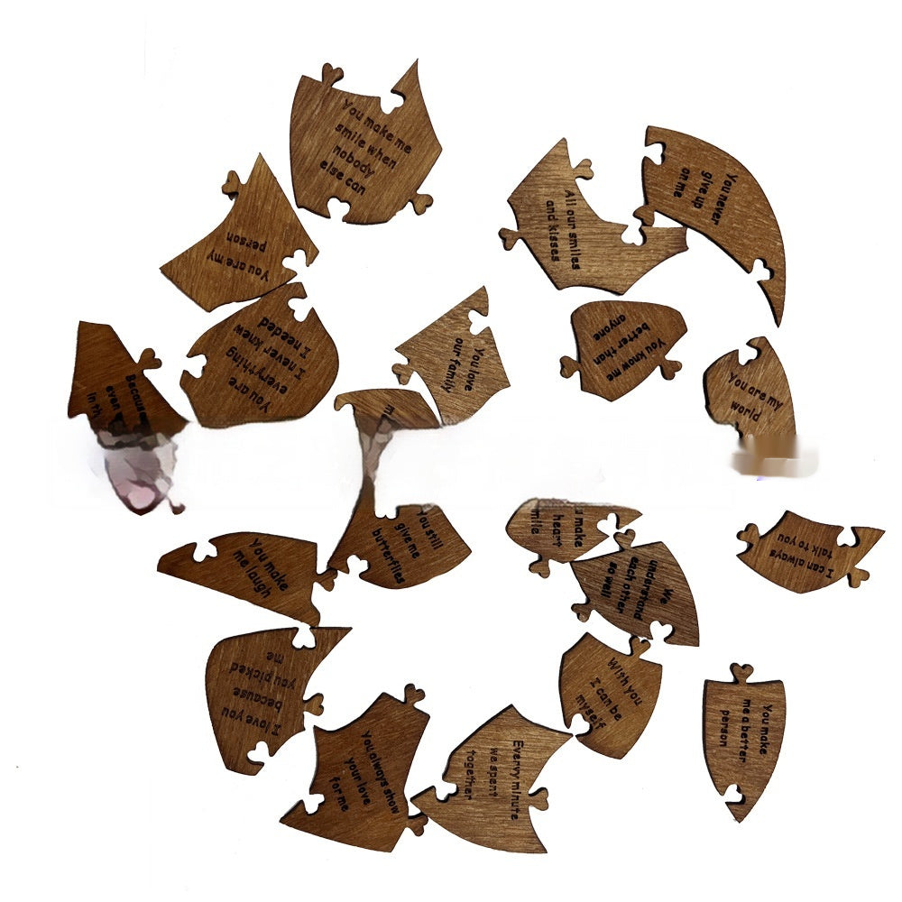"Reasons Why I Love You" Heart Puzzle