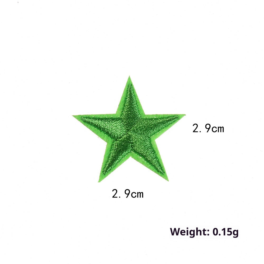 Embroidered Star Patches