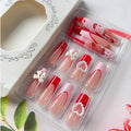 Strawberry & Bow Press-On Nails (24 Pcs)