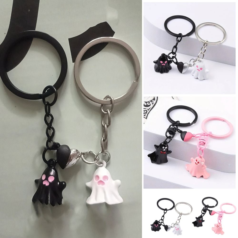 Magnetic Ghost Couple Keychains