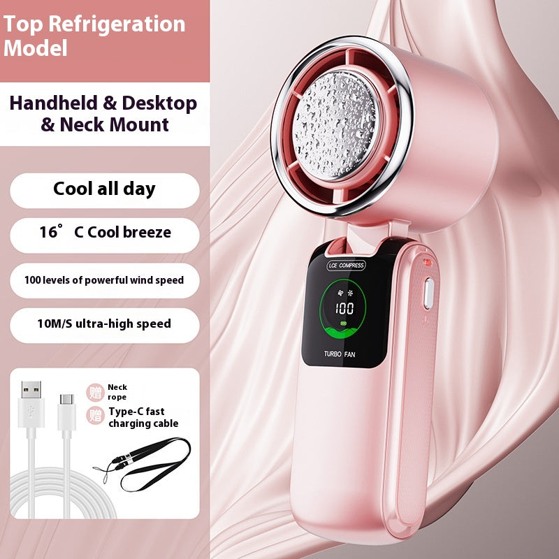 Foldable Handheld Neck Fan