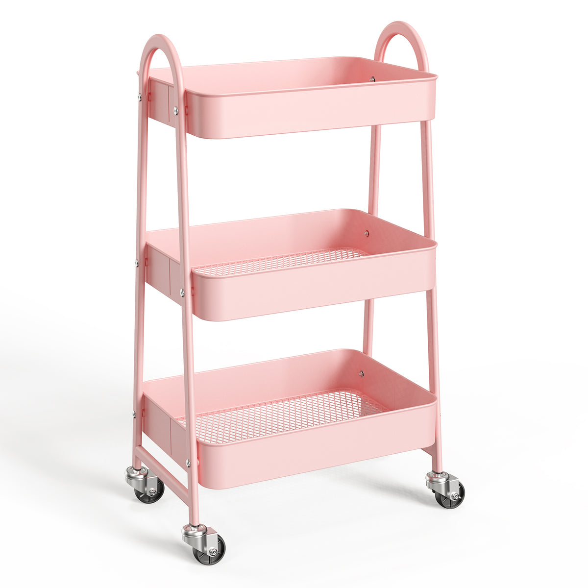 3-Tier Slim Rolling Cart