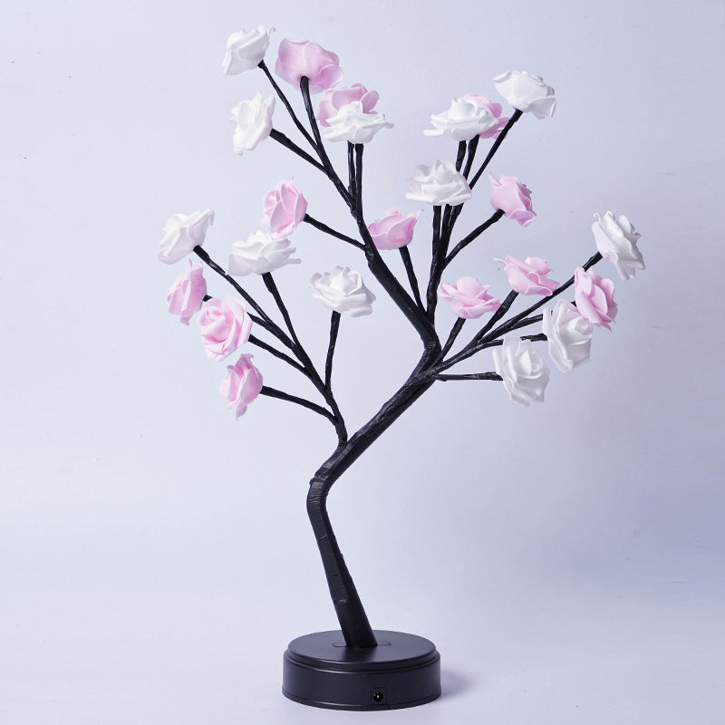 Glowing Rose Tree Lamp