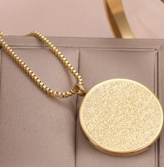 Stainless Coin Disc Necklace & Bracelet