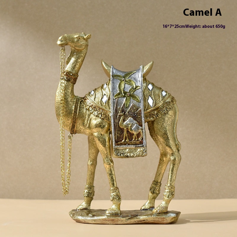 Resin Camel Sculpture
