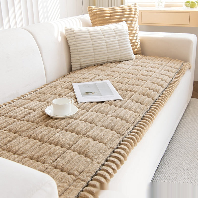 Corduroy Non-Slip Sofa Cushion Cover