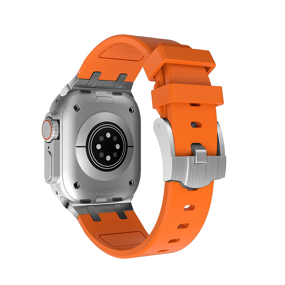 Two-Tone Silicone Smartwatch Band