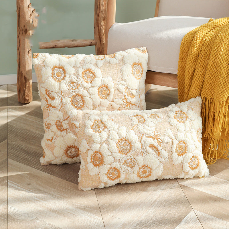 French Vintage Sunflower Pillow