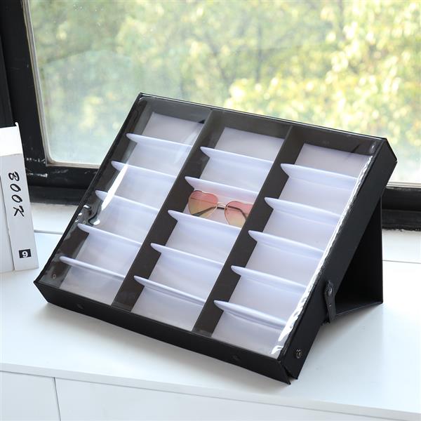 Sunglasses Display Case (18 Slots)