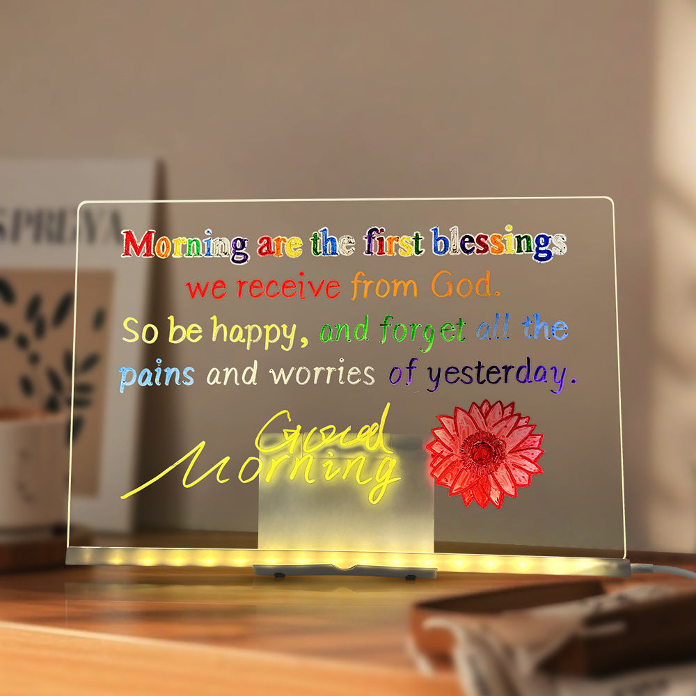 Light-Up Acrylic Message Board