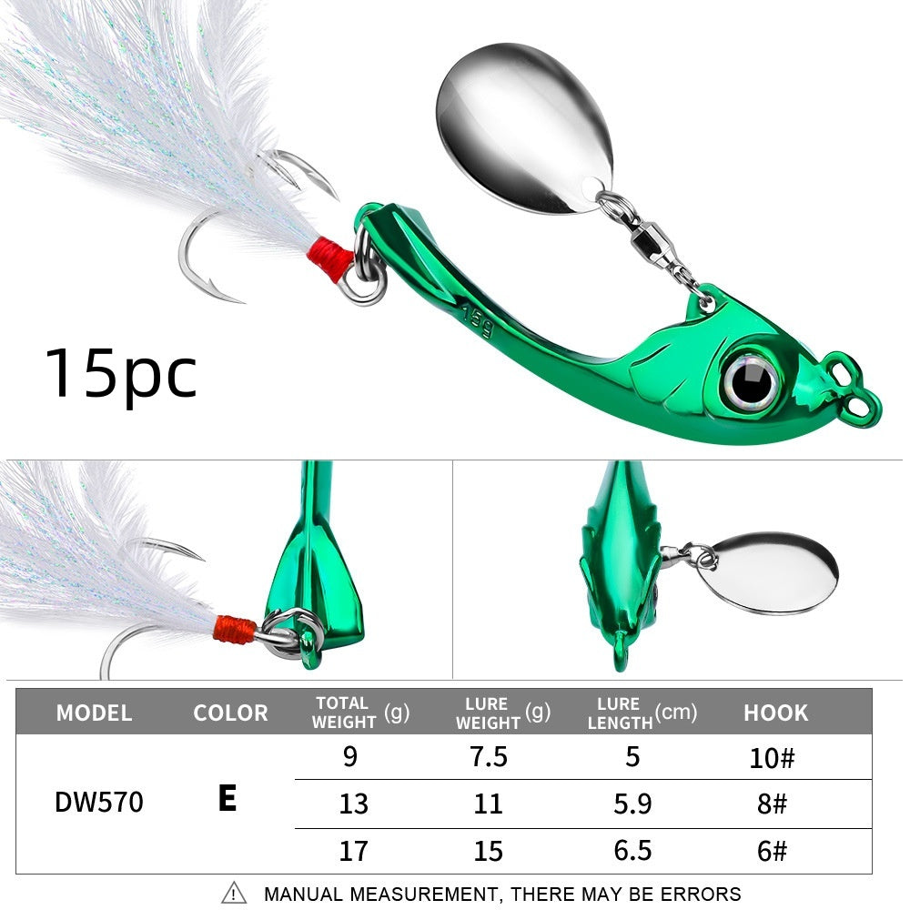 Spinning Spoon Fishing Lure
