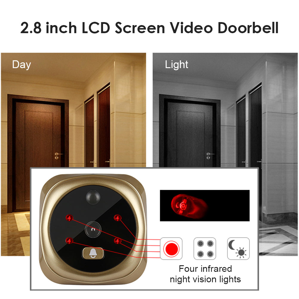 Digital Peephole Viewer with 2.8-Inch Screen