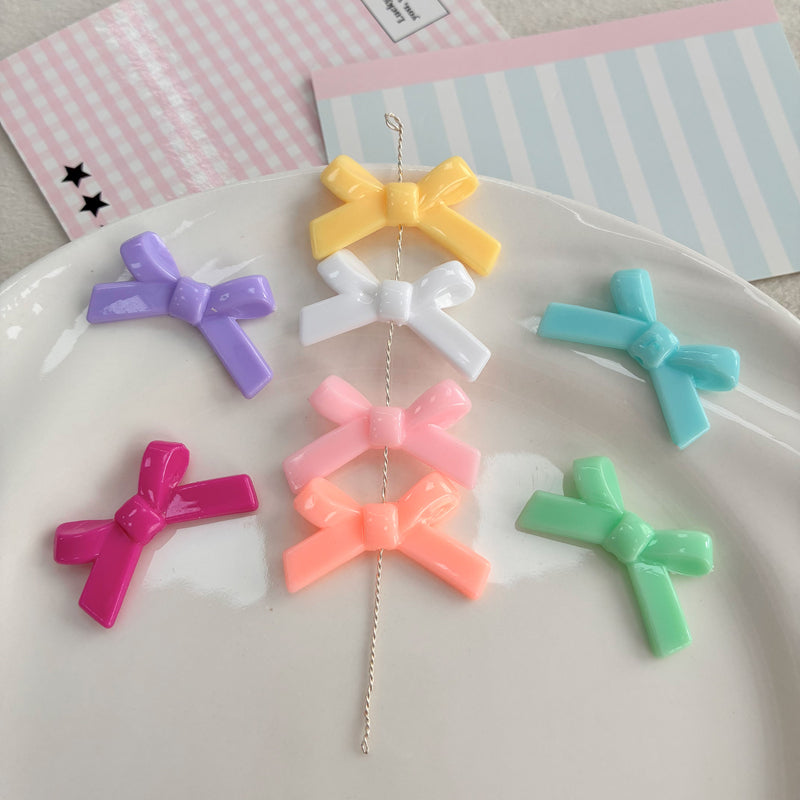Acrylic Bow Spacer Beads