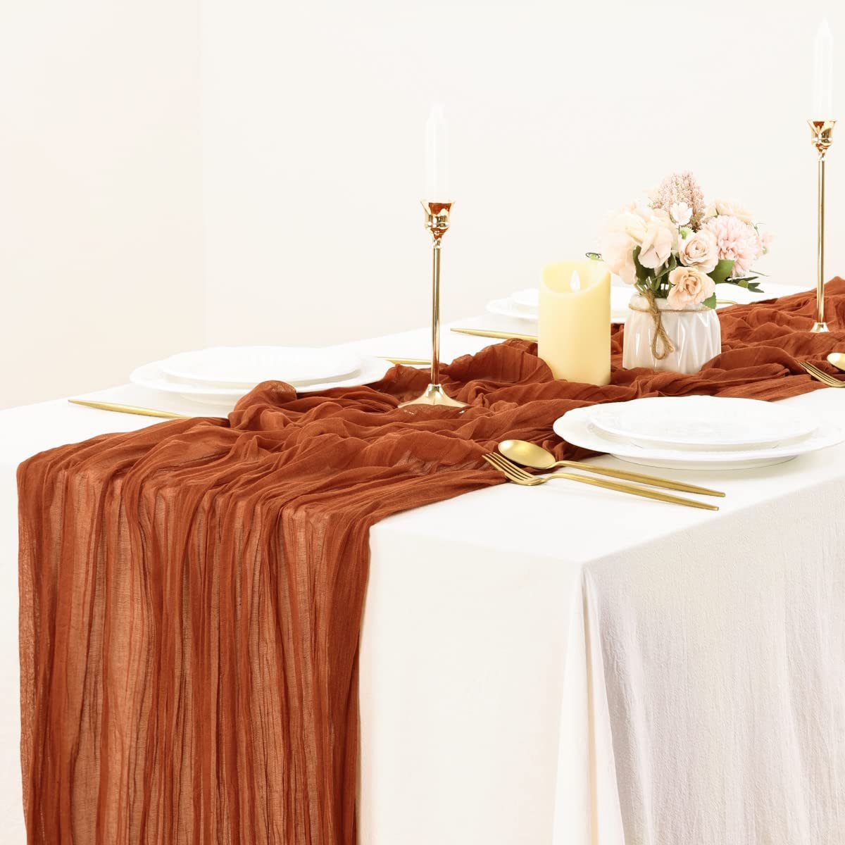 Bohemian Voile Table Runner