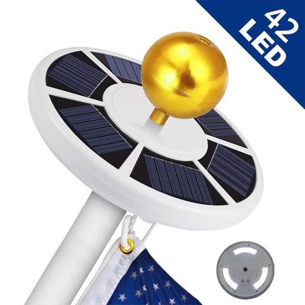 Solar Flagpole Light