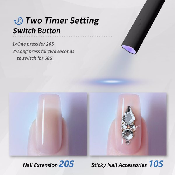 Mini Rechargeable UV/LED Nail Lamp