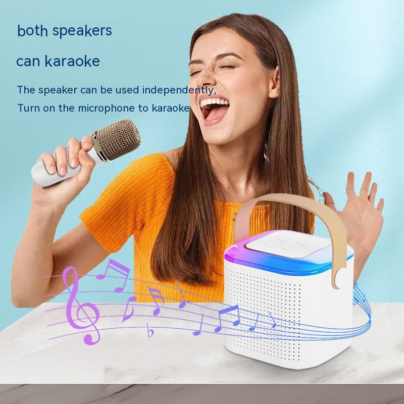 Karaoke Bluetooth Speaker with 2 Wireless Mics