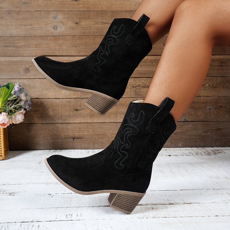 Women's Embroidered Western Boots