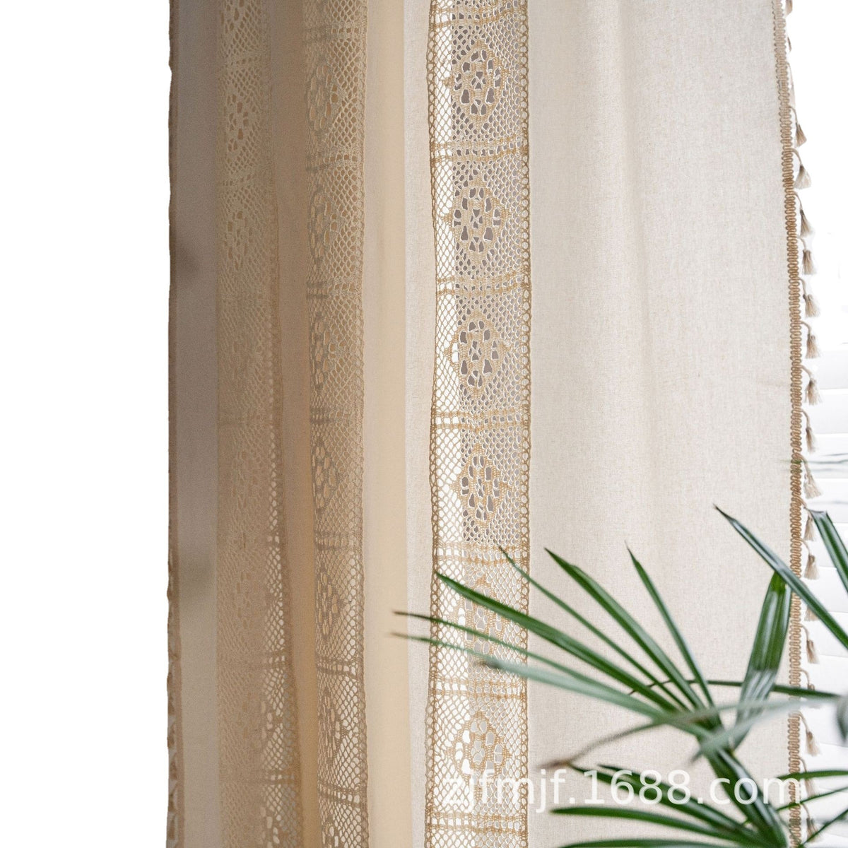 Crochet Café Curtain