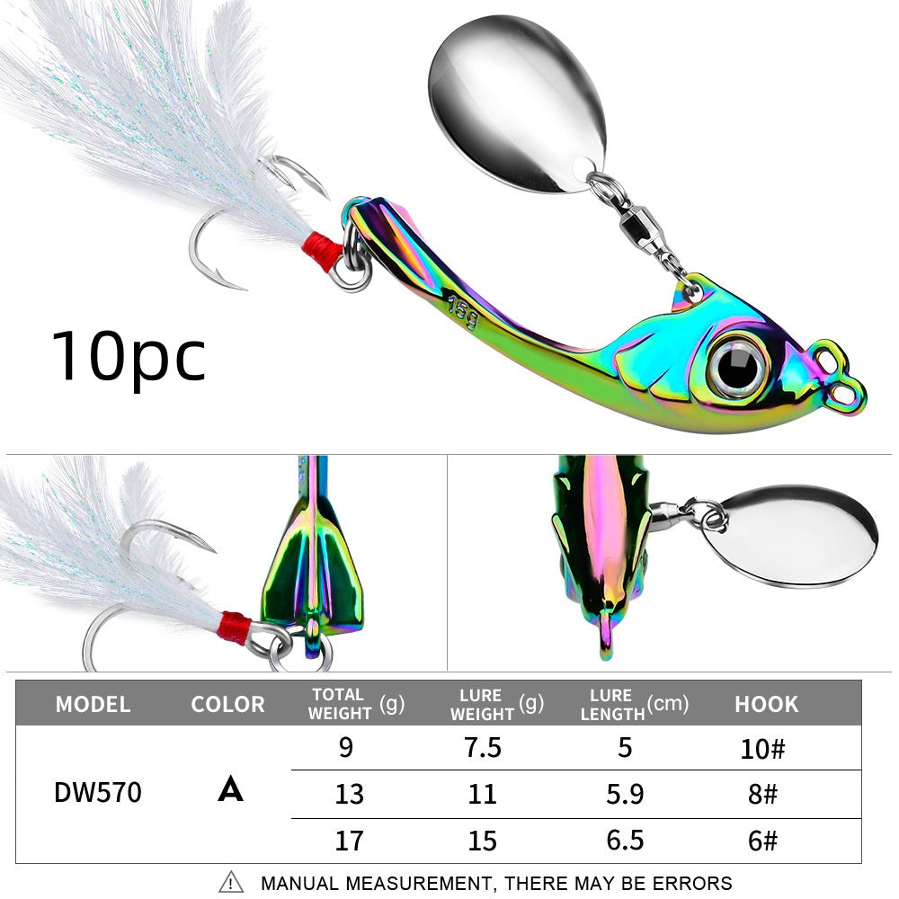 Spinning Spoon Fishing Lure