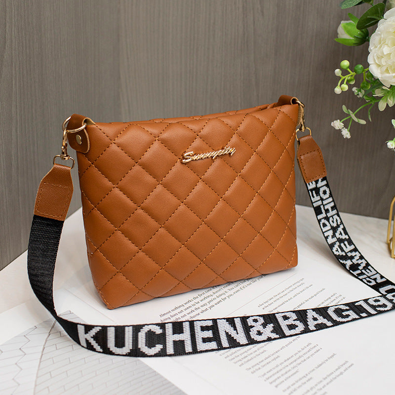 Quilted Chain Crossbody Bag