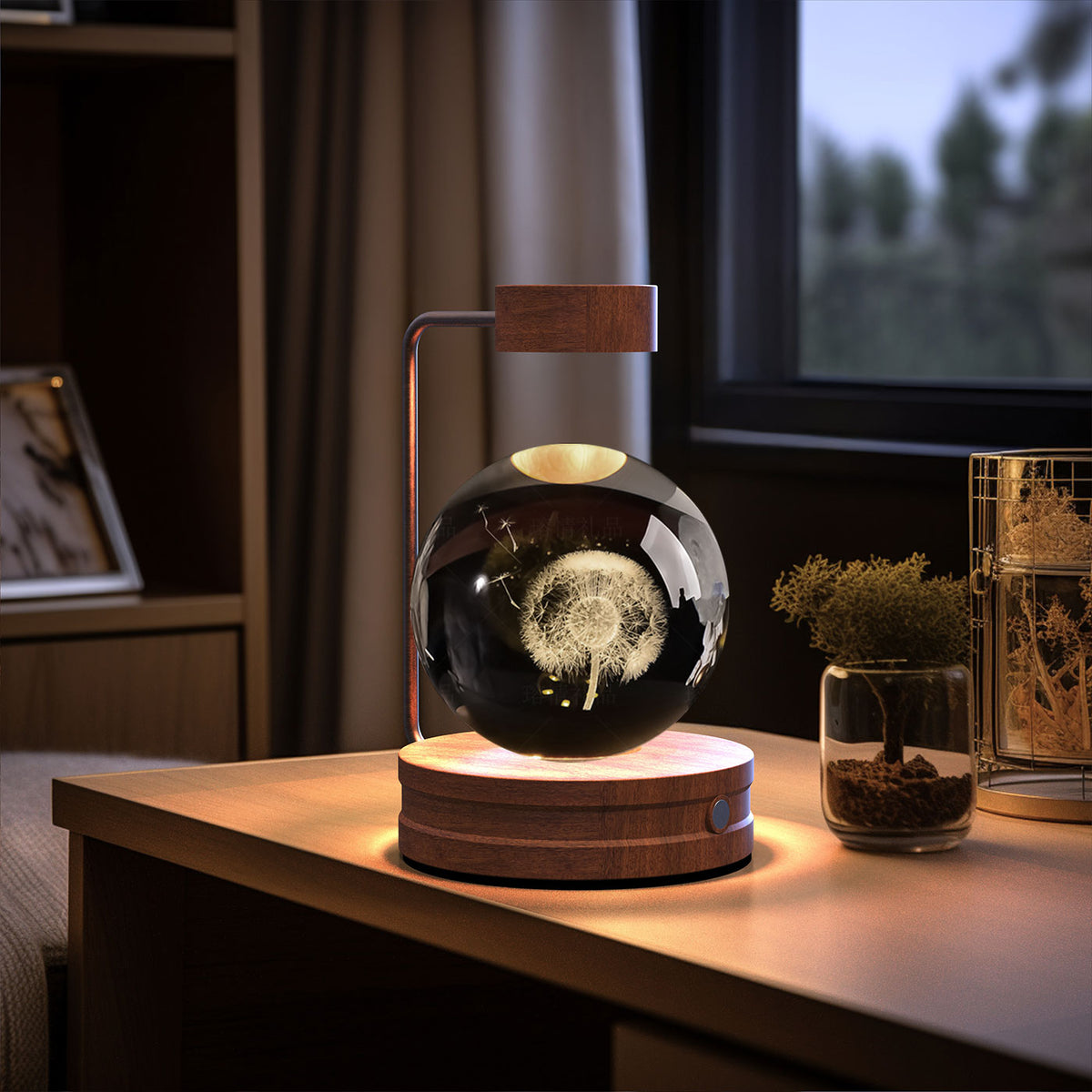 3D Crystal Ball Night Light