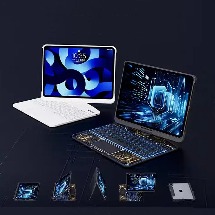 360° Keyboard Case with Trackpad for iPad