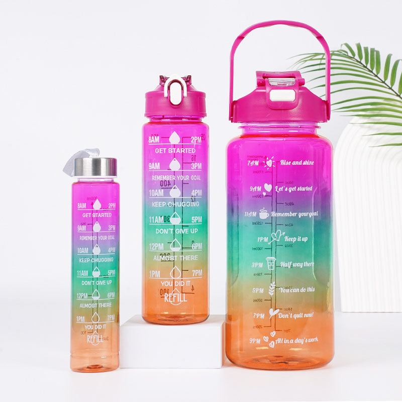 Motivational Water Bottle Set (3)