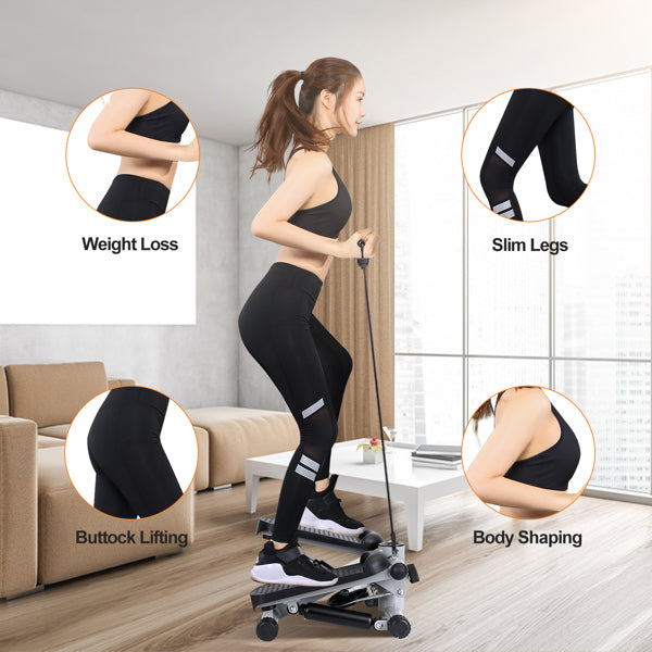 Mini Stepper with Resistance Bands