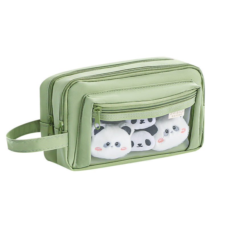 Clear Cartoon Pencil Case