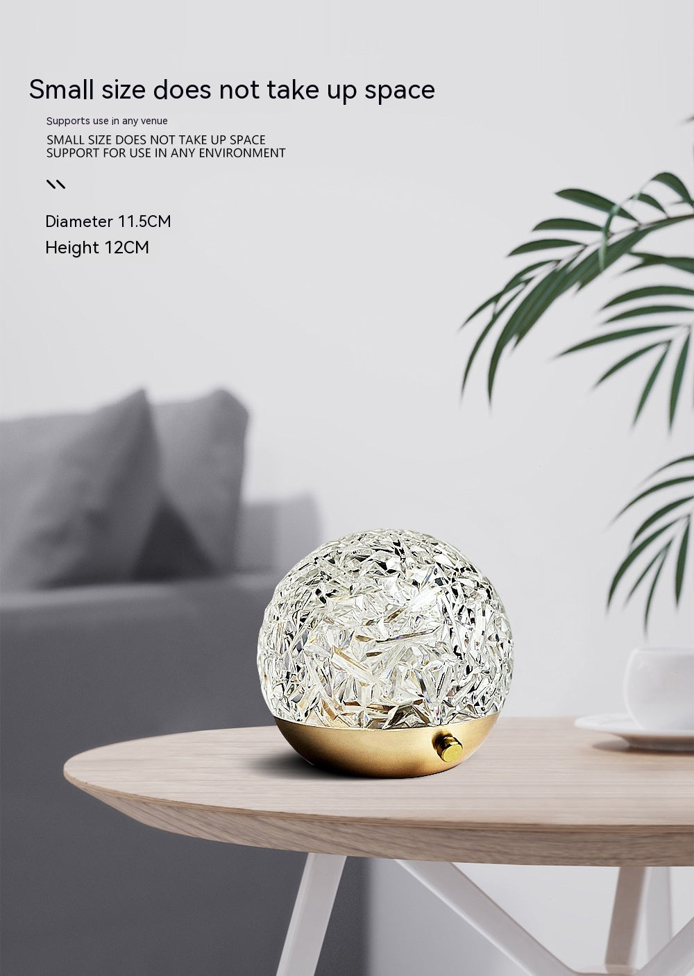 Water Ripple Crystal Lamp