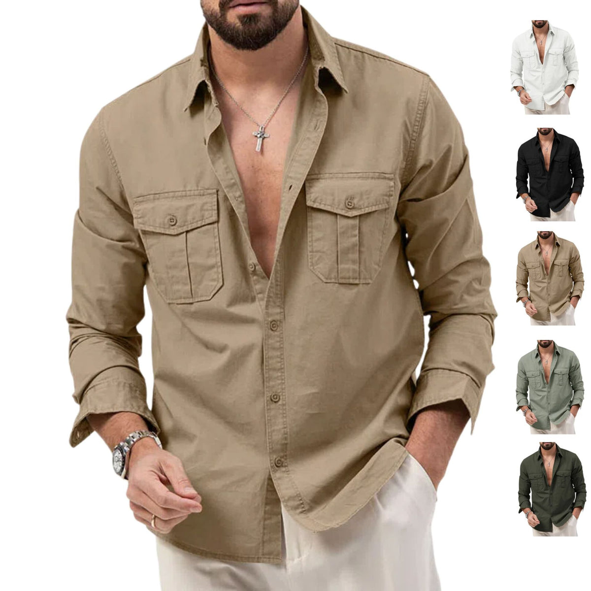 Men's Utility Pocket Shirt