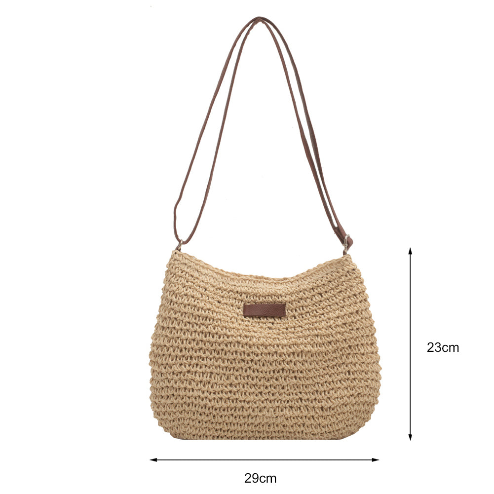 Straw Vacation Tote