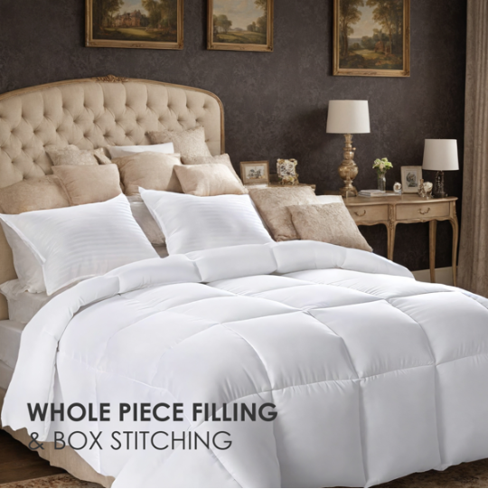 Down-Alternative Microfiber Comforter (White)