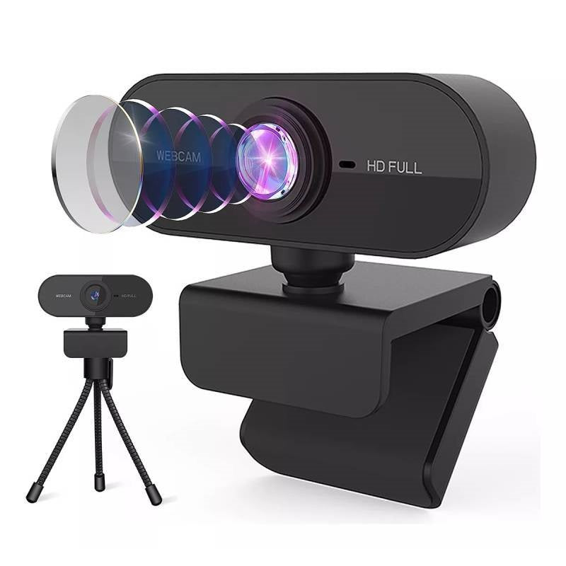 1080p Webcam with Built-In Microphone